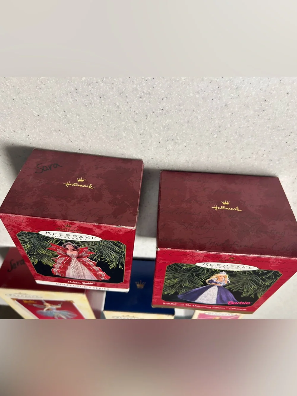 Hallmark Keepsake Barbie Ornament Lot of 5 Vintage Collectible
